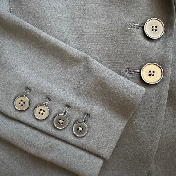 MILLY Ponte Blazer Jacket Black Size S - Picture 6 of 9